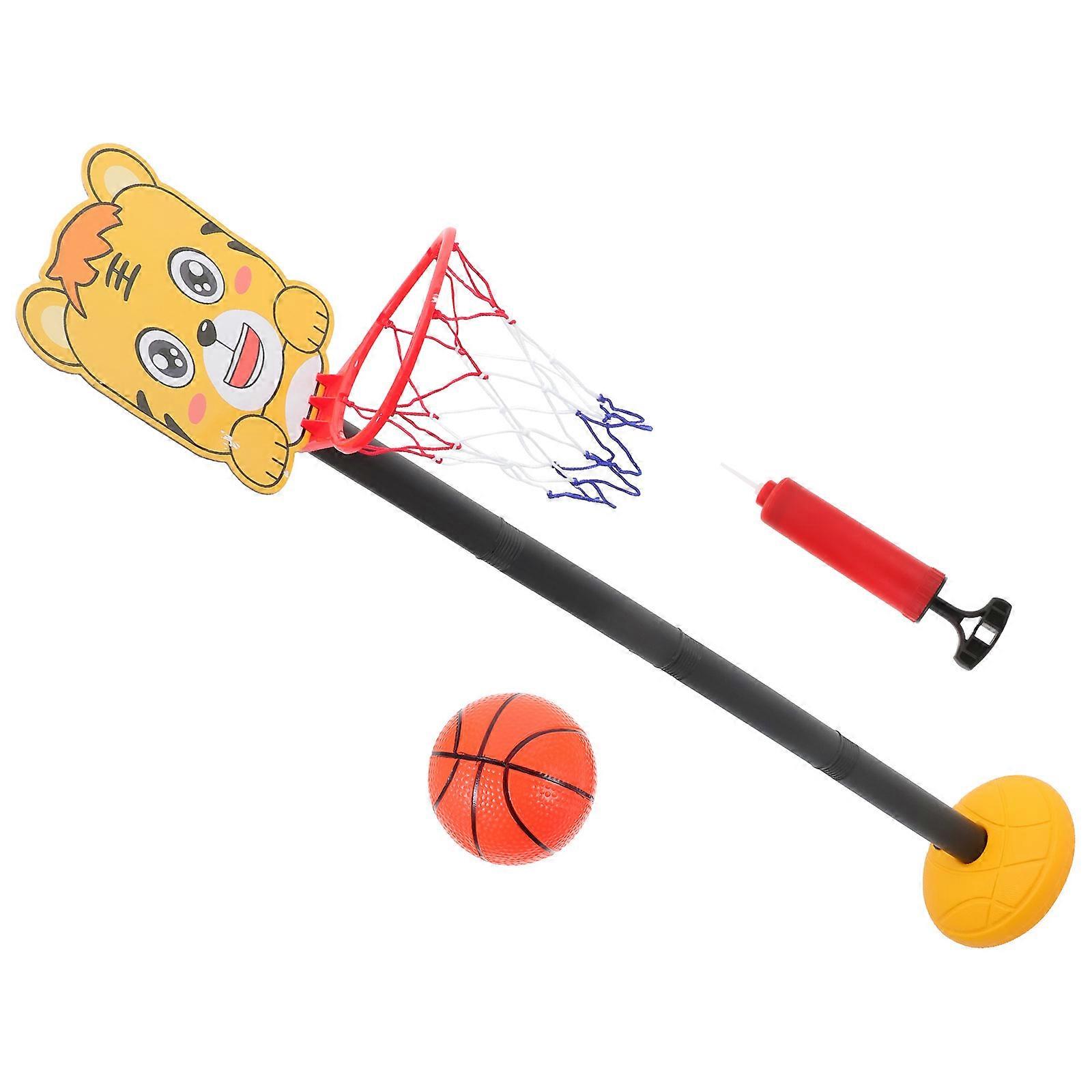 Portable Children Basketball Frame Toy with Durable Plastic for Kids Indoor Fun and Skill Development