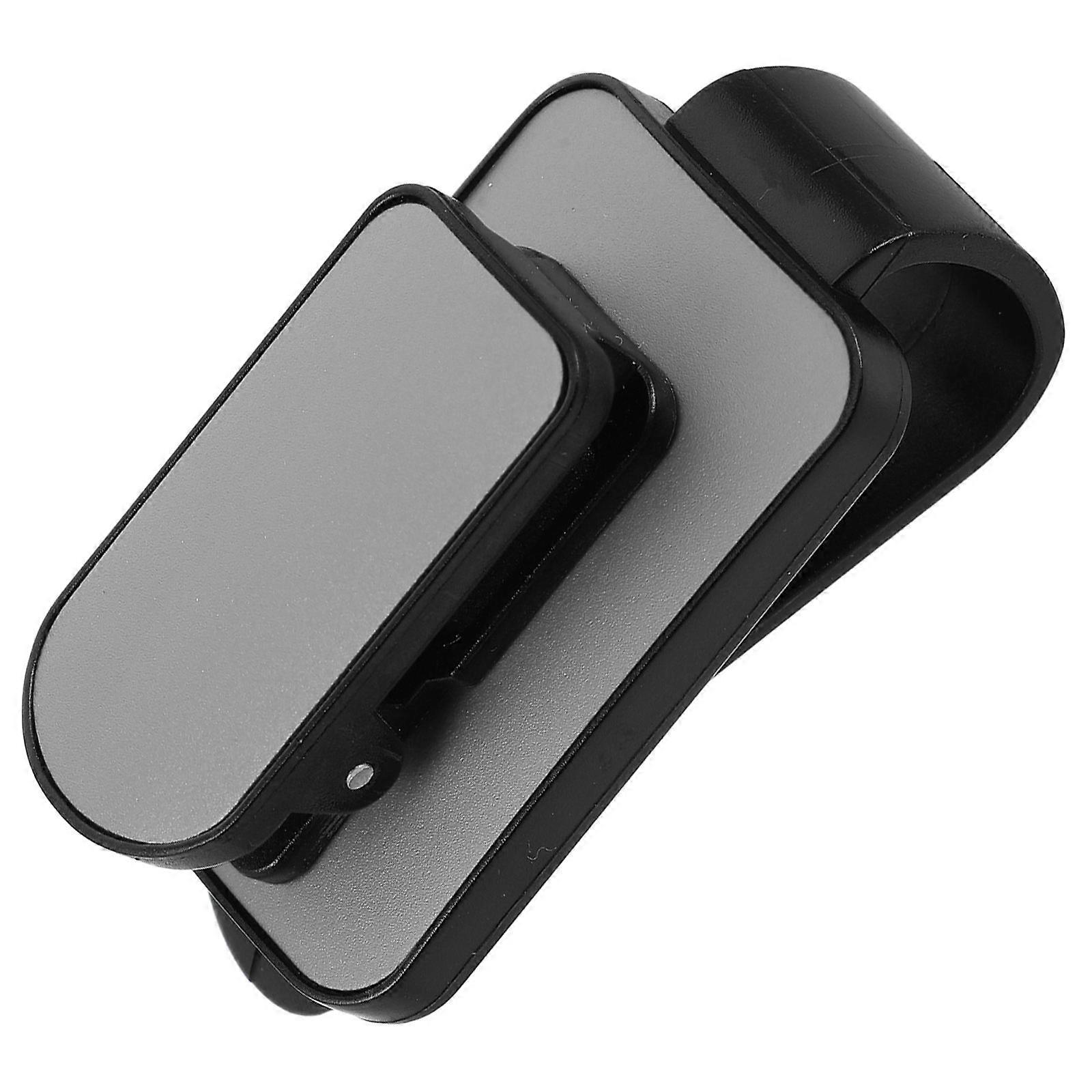 Car Sunglass Holder For Visor Eyewear Organizer For Daily Use Designed For Drivers 7.00X4.20X3.50CM Black 1Pack