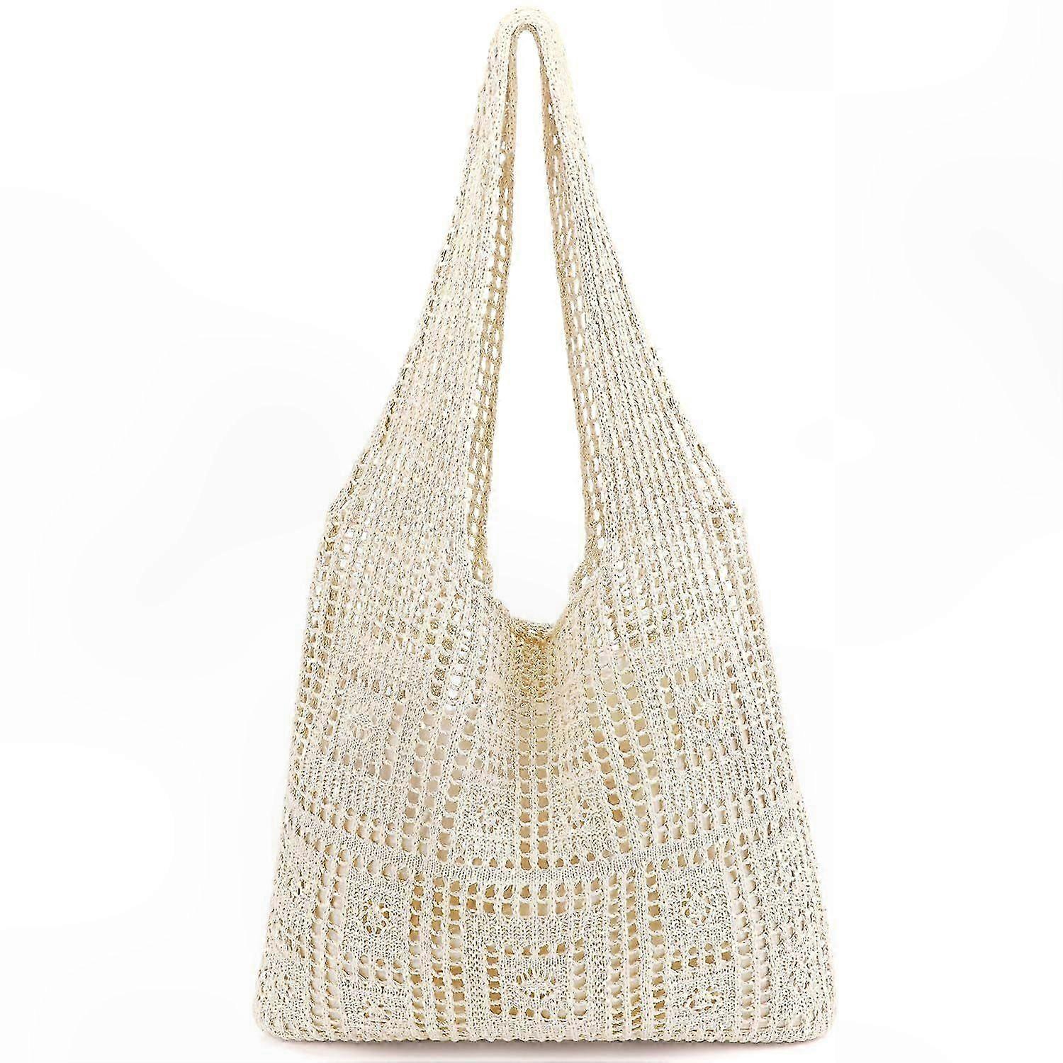 Braided Shoulder Bag with Openwork Design Stylish and Elegant Handbag Accessory