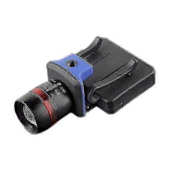 Xpe Led 120 Lumen 3 Modes Waterproof Zoomable Clip - On Cap Hat Light Flashlight Head Light Lamp Bl