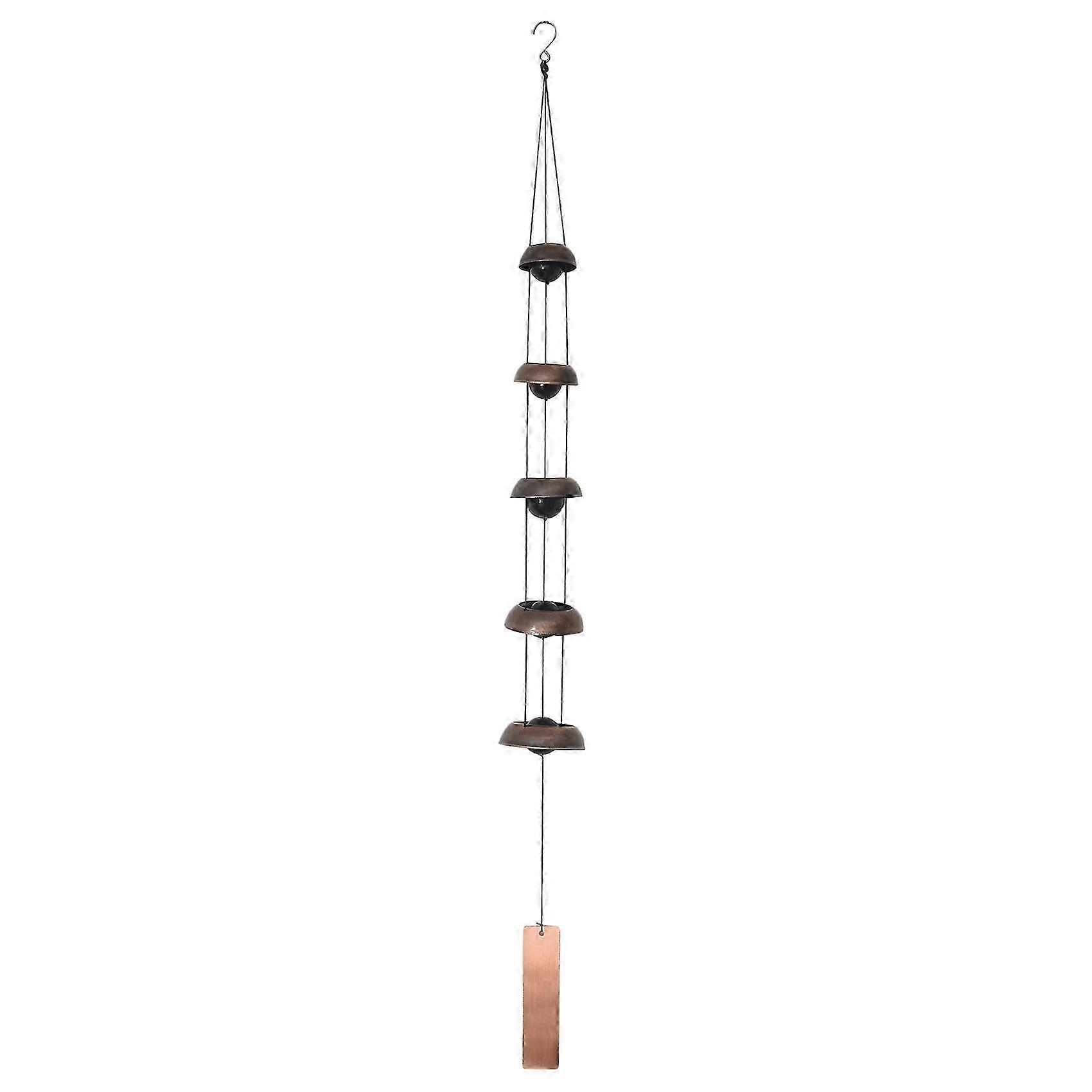 Bell Temple Wind Bell With 5 Bells,feng Shui Wind Chime