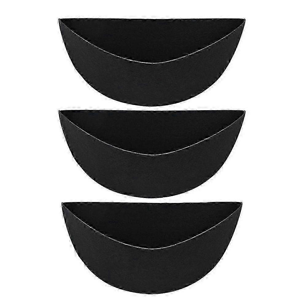 3PCS 16 Inch Half Round Planter Liners Fabric Plant Liners Half Circle Flower Basket Liners Replace JN