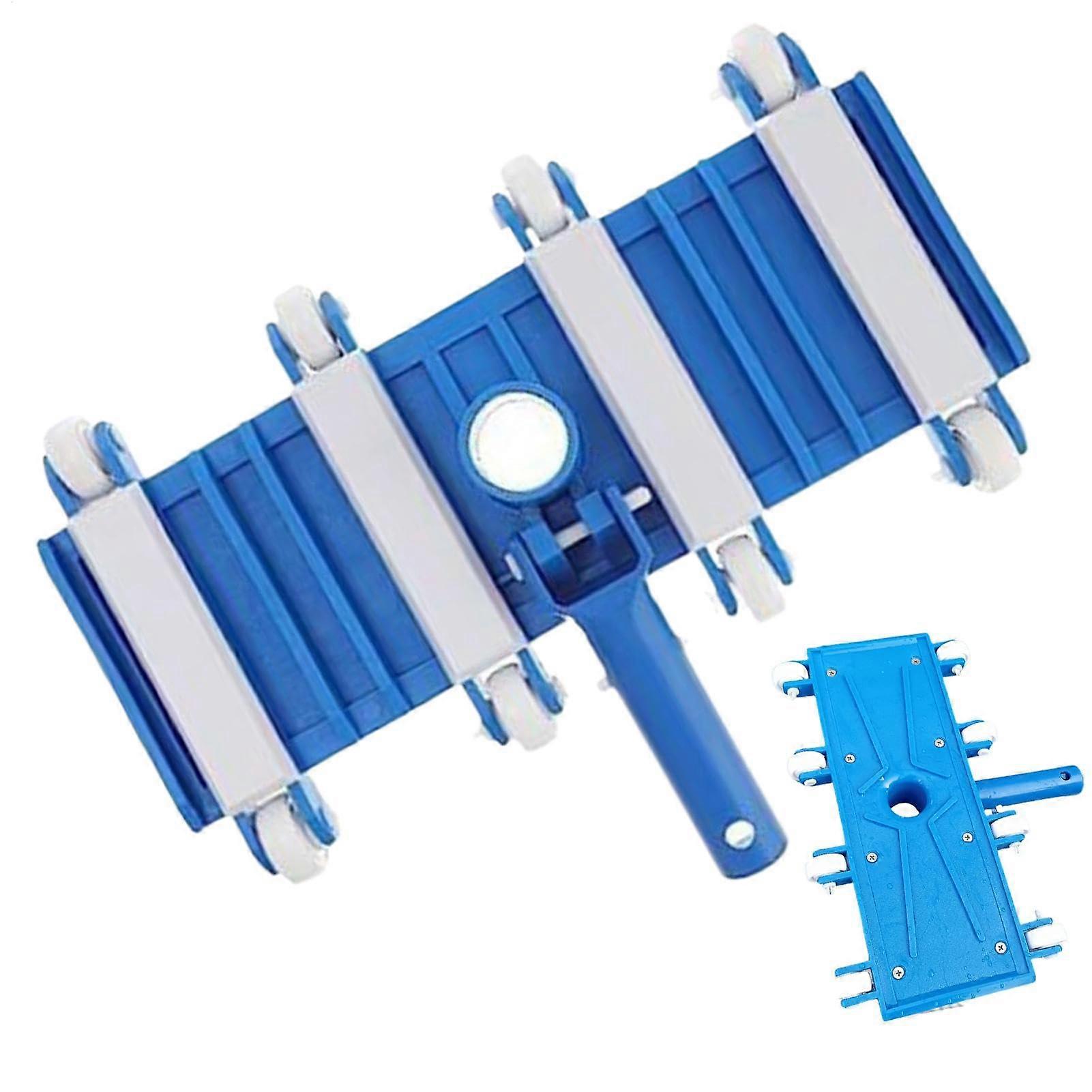 Pool Vacuum Head with Wheels, Multi-Functional Spa and Pool Maintenance Tool, Compatible with Standard Hoses