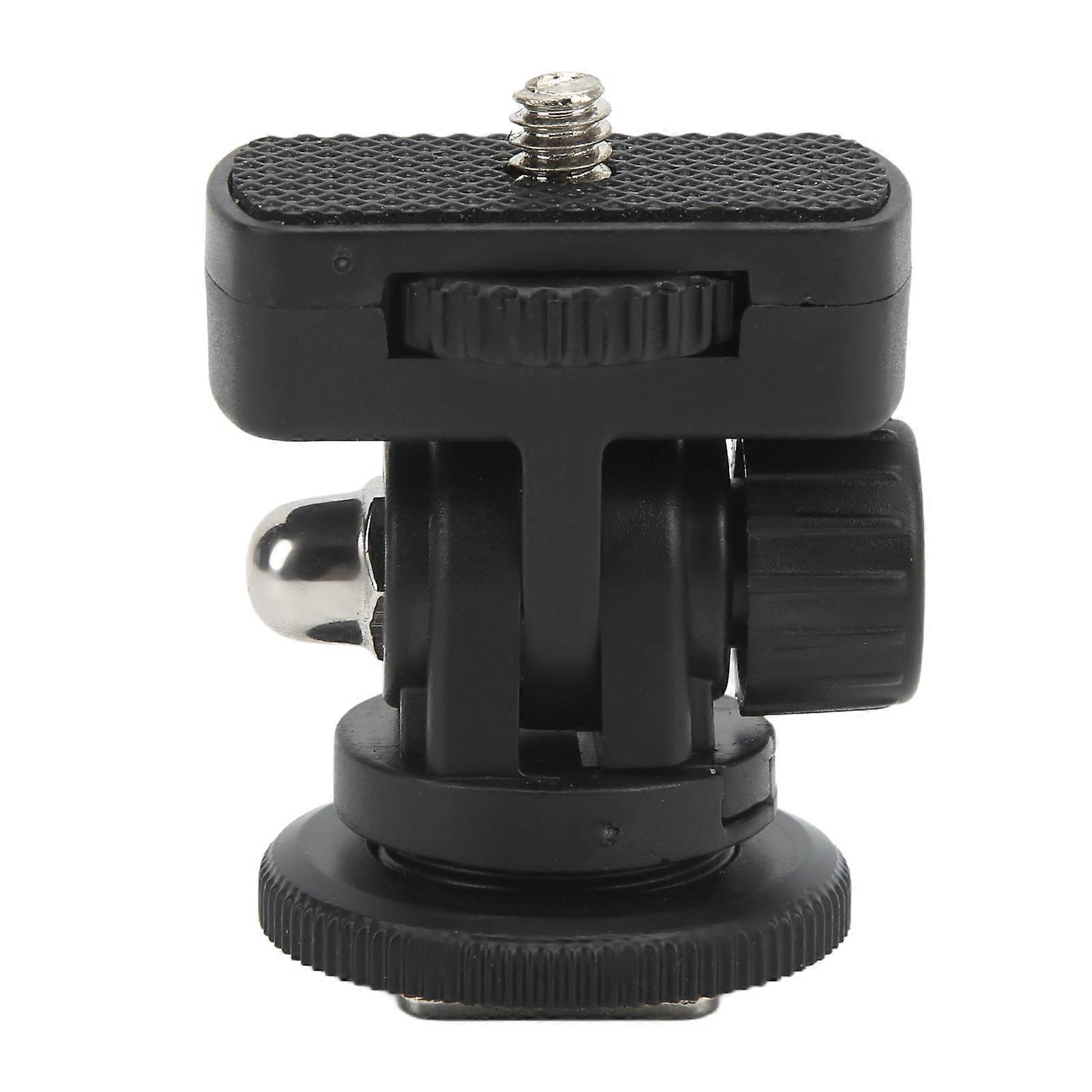 180 Degree Adjustable Monitor Ball Head, Mini Monitor Accessories with 1/4 Screw Interface for Cold Shoe