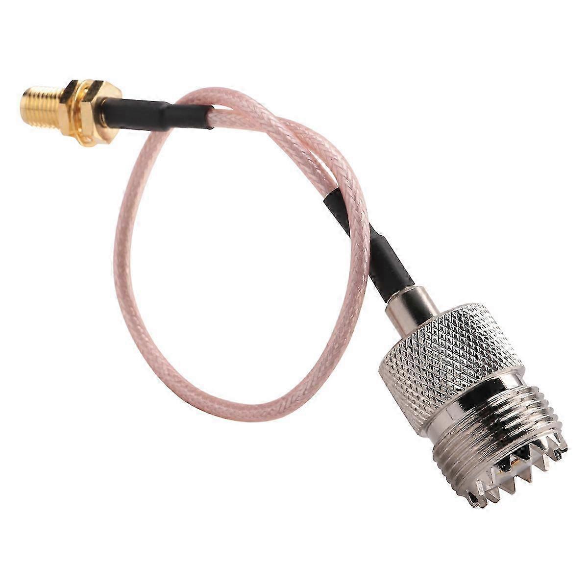 Handheld Antenna Cable Adapter for UHF Base and Mobile Antennas - SMA Female to UHF SO-239 Adapter
