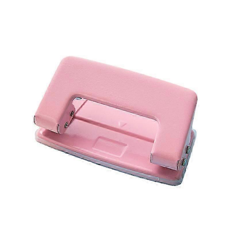 Double Hole Puncher for Crafts, Manual Loose Leaf Punch with 10 Sheet Capacity