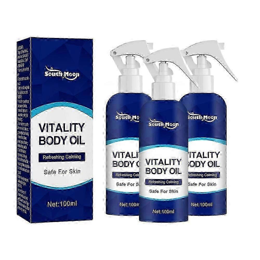 1-3 قطع زيت الجسم المنعش، بخاخ زيت الجسم الجاف، زيت الجسم المرطب لتخفيف آلام المفاصل والعضلات لجميع أنواع البشرة