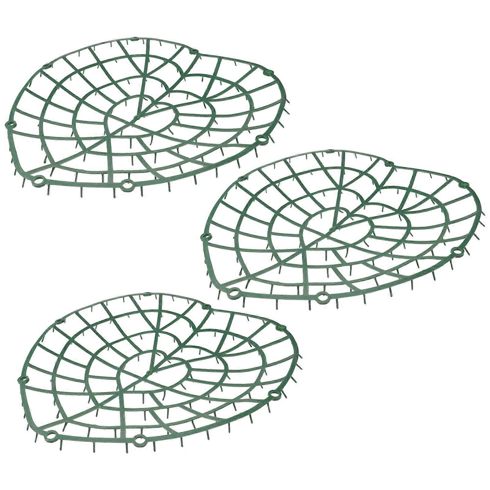 Hemoton 3pcs Flower Arrangement Grids Plastic Frames for Wedding Flower Wall