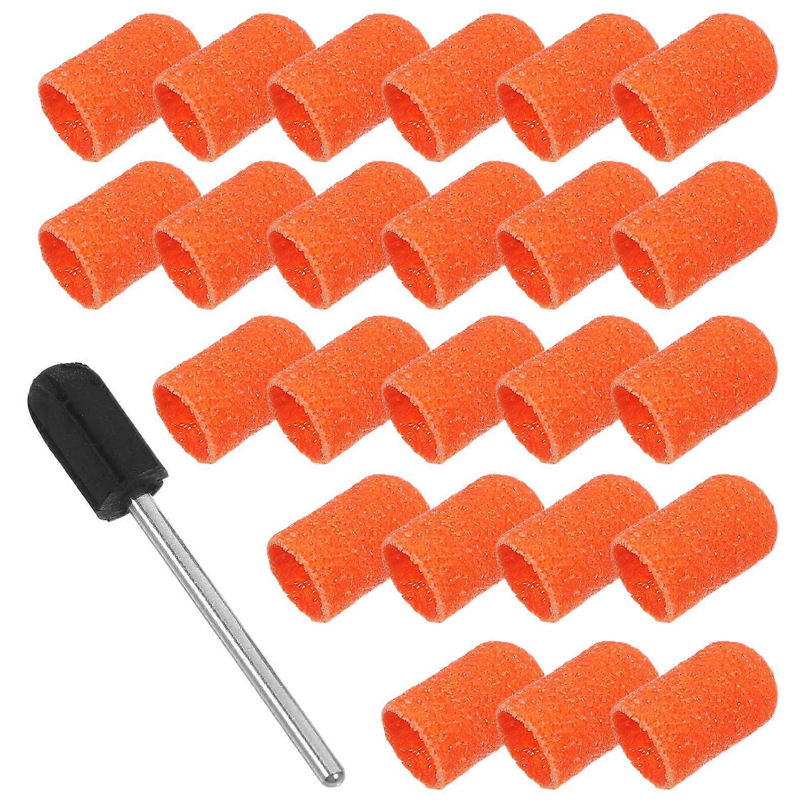 30 Sets Nail Drill Bits for Manicures and Pedicures with Assorted Color and Professional Grade Function for Foot Care