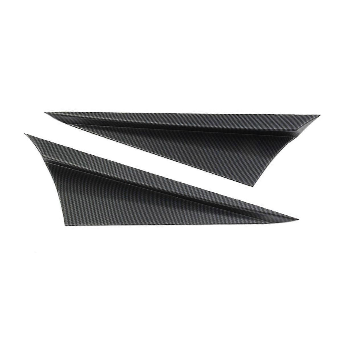 Front Side Window Triangle Cover Trim for Cybertruck 2024 2025 Accessories Matte Carbon Fiber