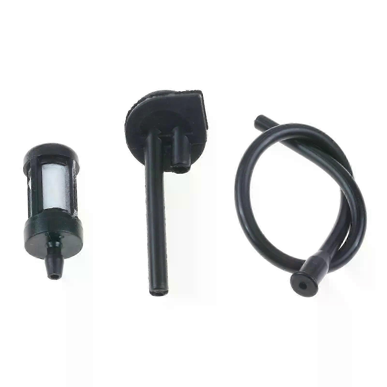 3-Piece Chainsaw Fuel Hose Kit with Filter Grommet for 25cc Gas Chainsaws
