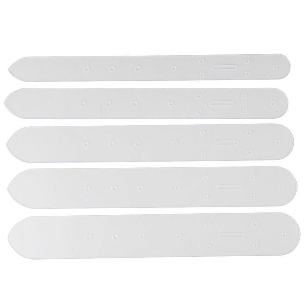 5Pcs Translucent Belt Buckle Holes Templates Leather Punching Craft Module DIY Tool