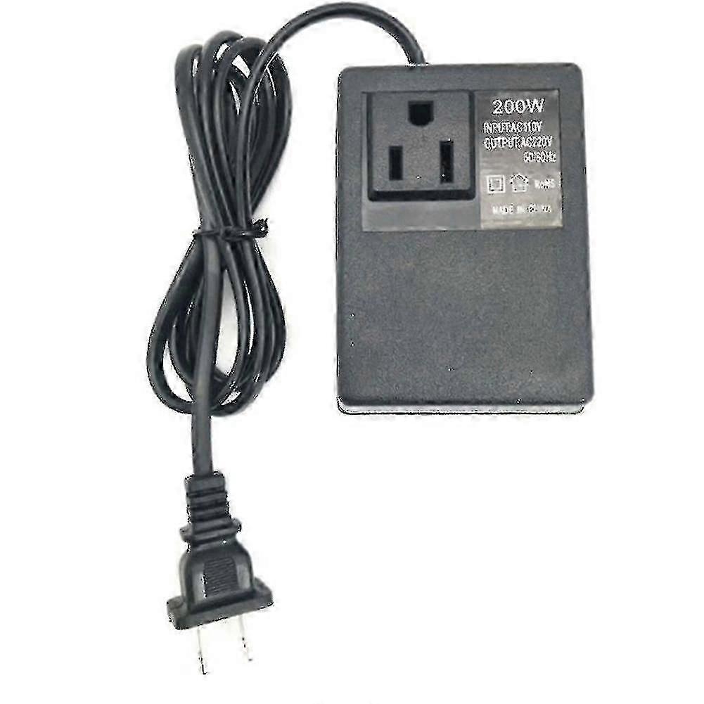 200w Voltage Converter 110v To 220v Transformer Step Down Us Plug