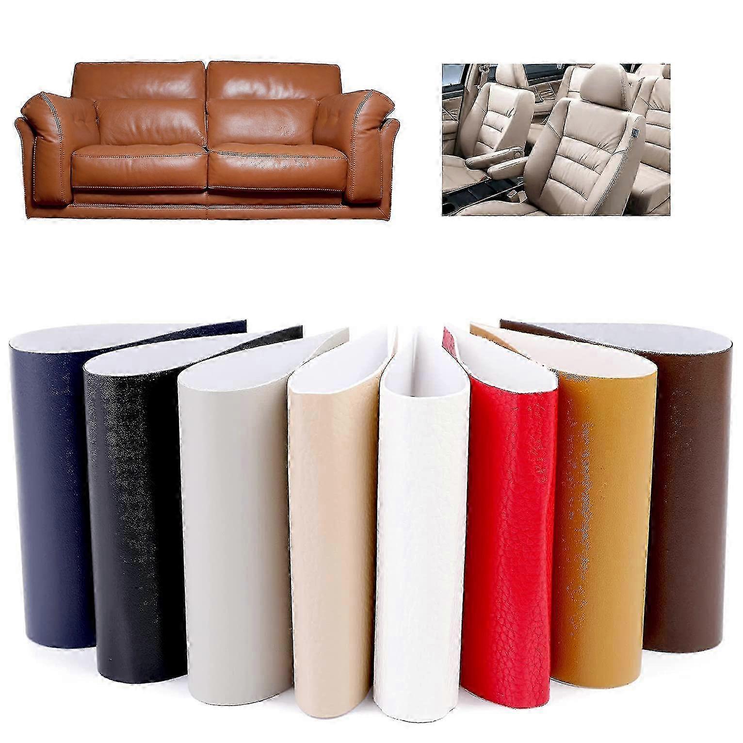 34-colors Self Adhesive Leather Repair Patch, For Couches, Furnitur...