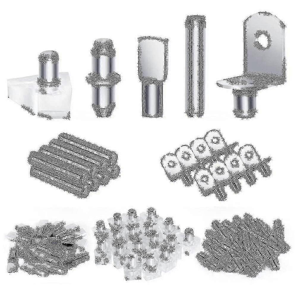120pcs Shelf Pegs Kit, 5 Styles Shelf Pins Shelf Support Pegs, Cabinet Shelf Pegs For Shelves Bookc