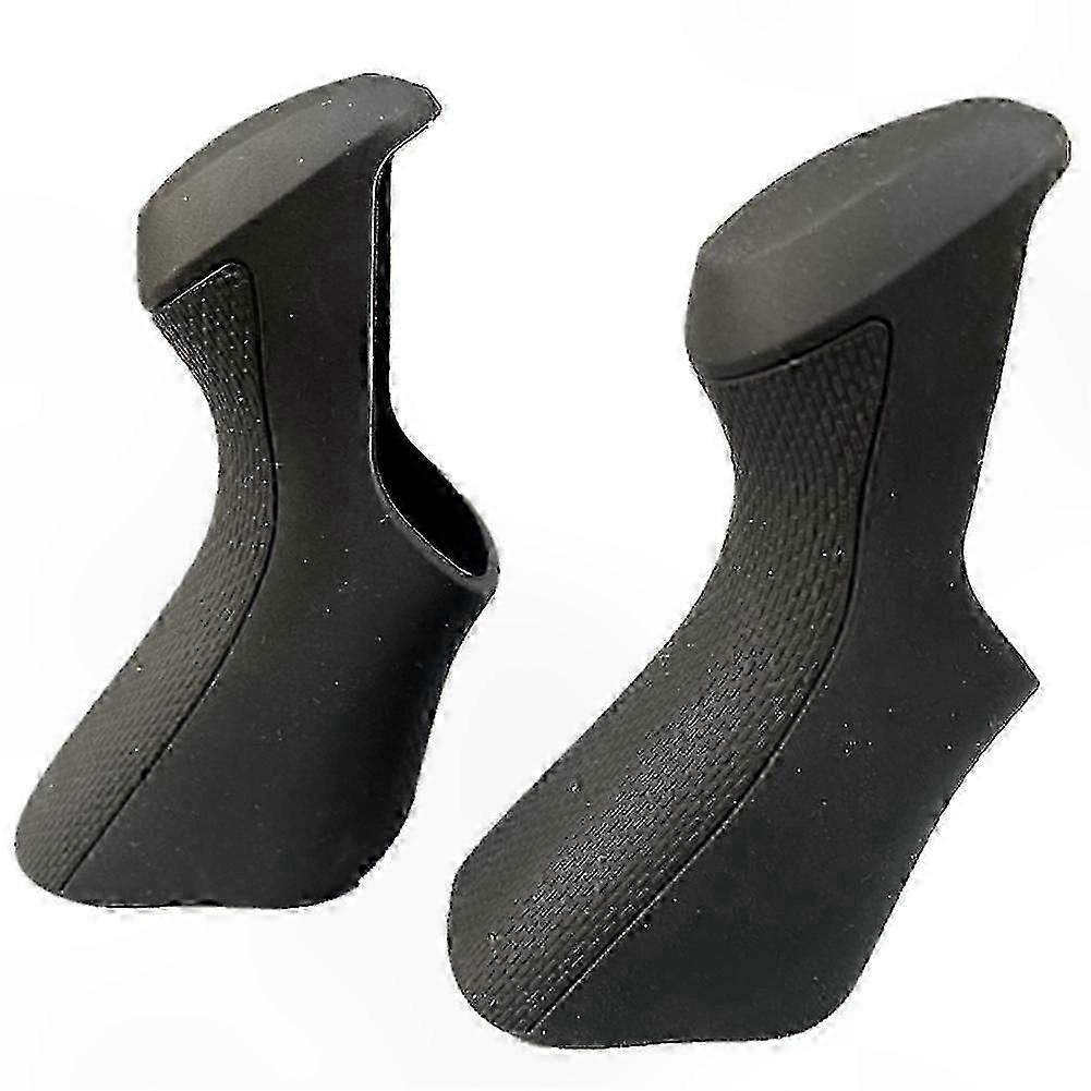 Black Silicone Brake Shift Covers for Road Bikes, Durable Replacement Hoods Compatible with ST-6870 Components
