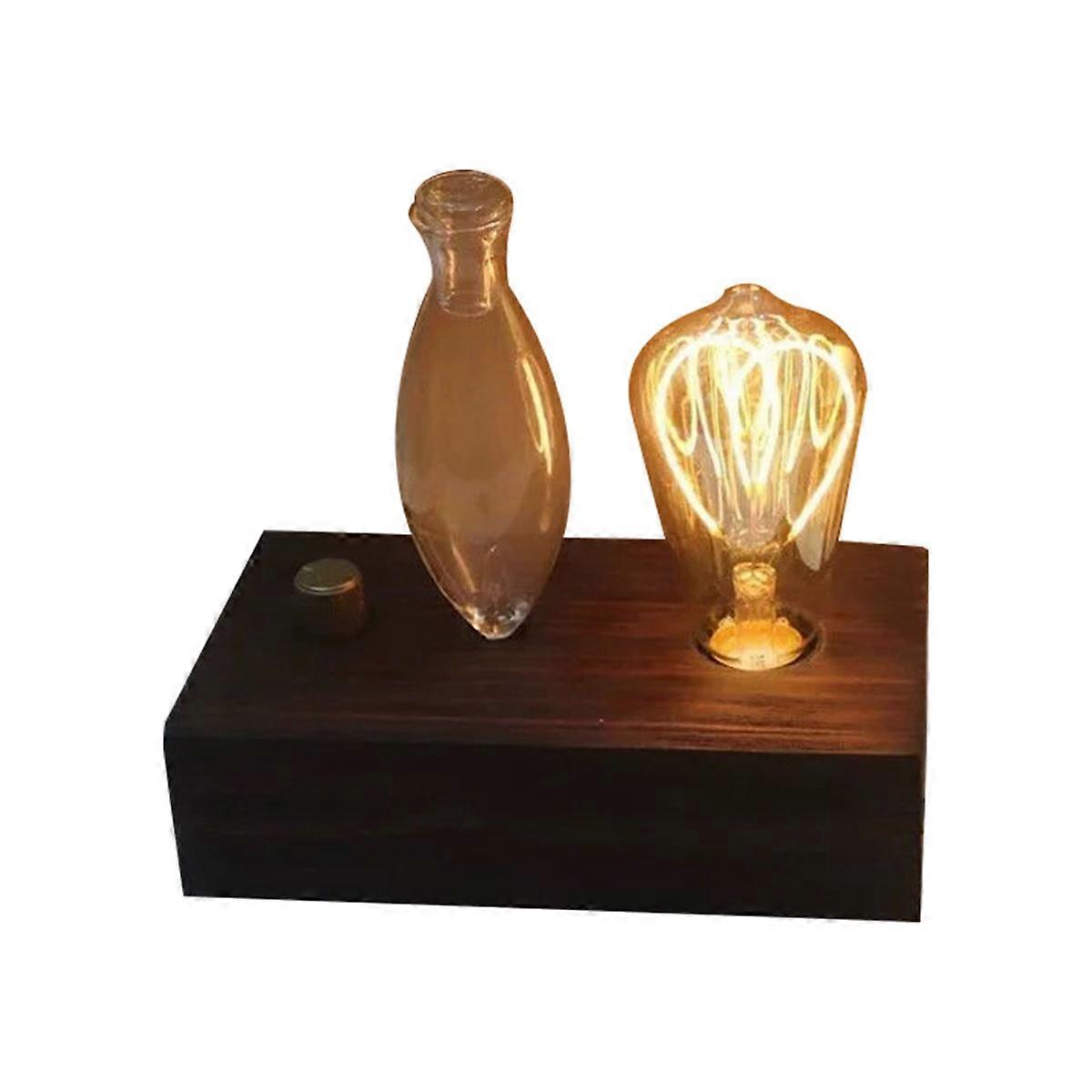 Essential Oil Diffuser Waterless Operated Aromatherapy Diffuser Home Office Wood and Glass Aroma Diffuser Scent Machine