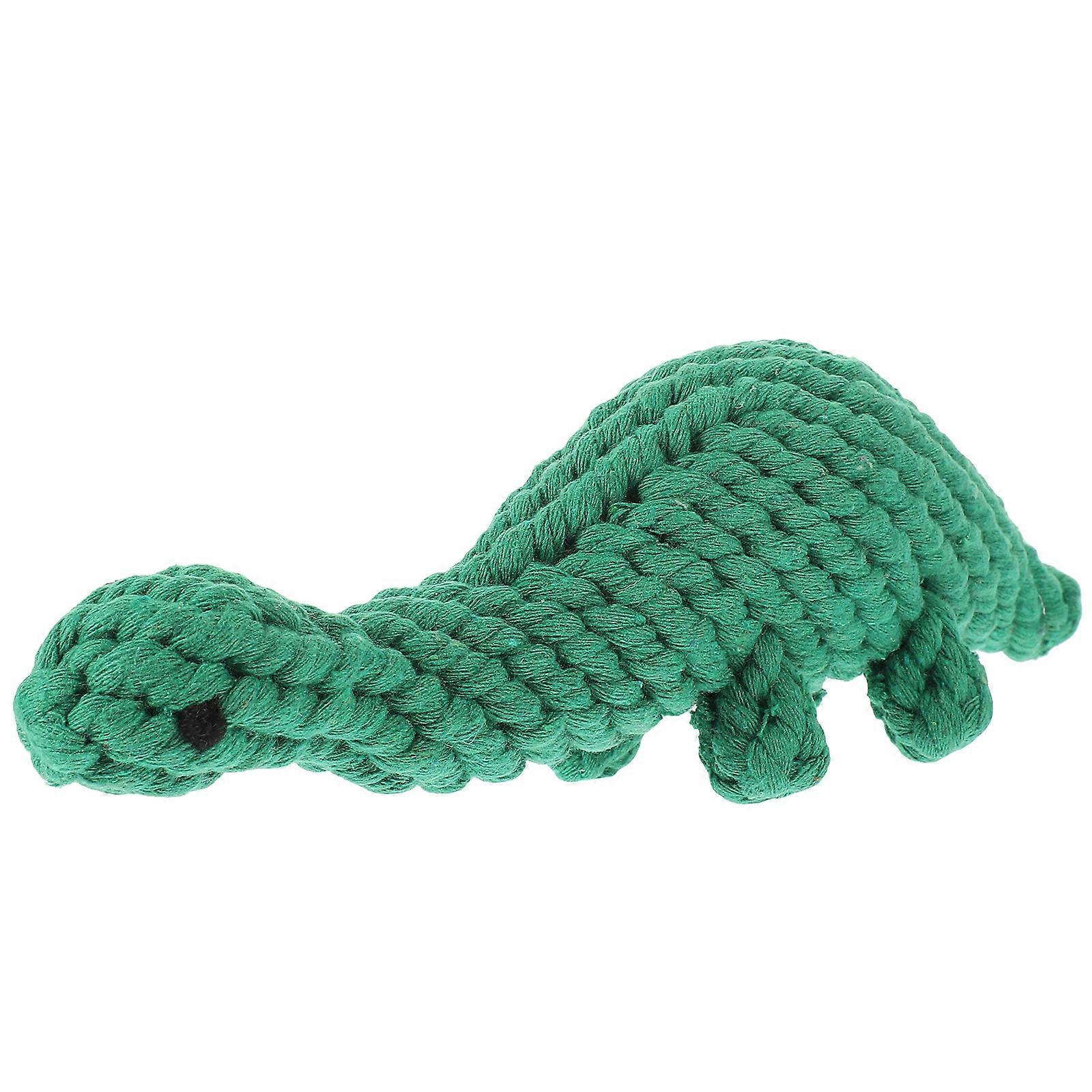 It sounds like you're describing a product listing for a **dog chew toy**, possibly for puppies and adult dogs. The description a **Dinosaur shaped