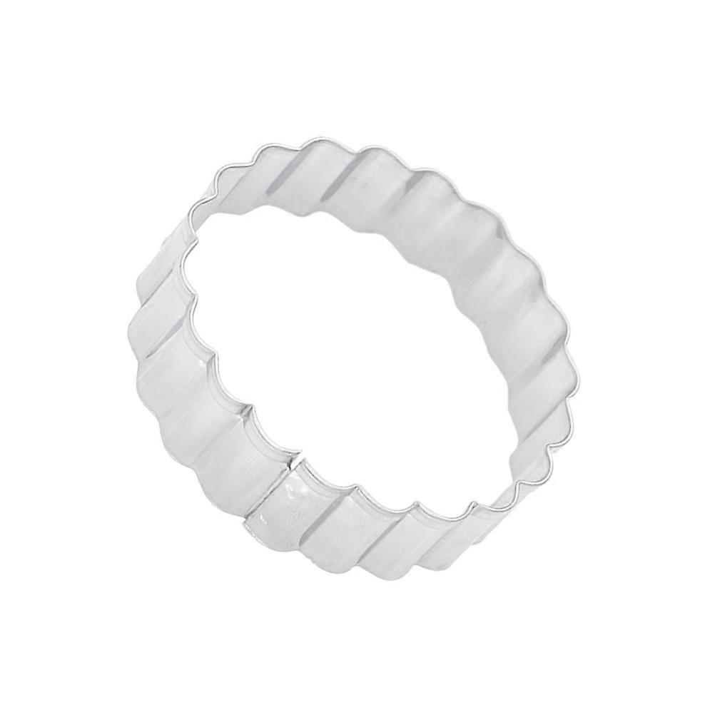 Biscuit Stainless Steel Round Shape Cookie Mold for Cookie Making 5Pcs