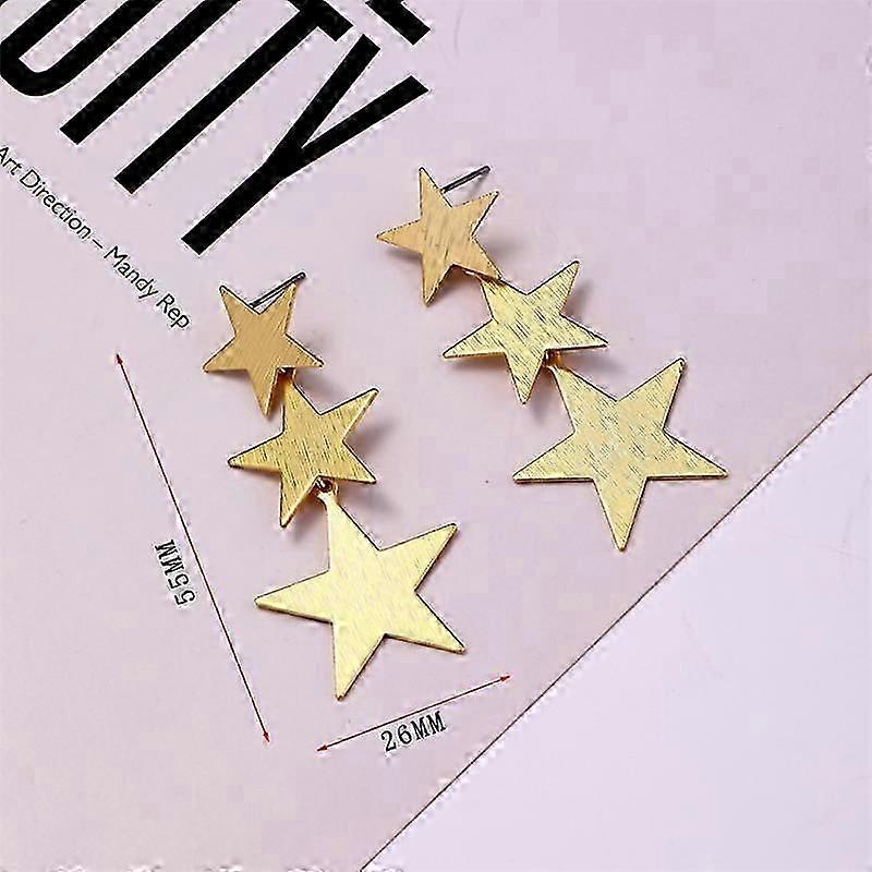 exaggerated dangle earrings punk style retro leaf jewelry gift