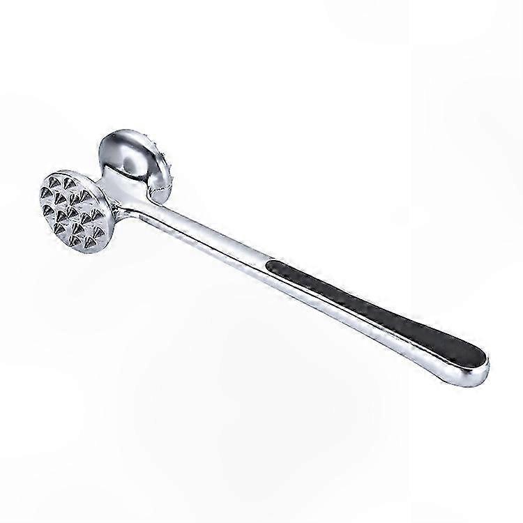 Dual-Sided Meat Mallet with Comfort Grip Handle for Tizing Steak and Beef in Kitchen Use