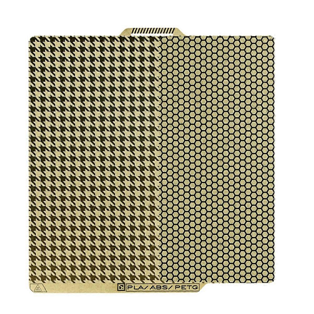 For P1s Build Plate Upgrade PEI Snowflake Honeycomb Sheet 257x257mm for X1c A1