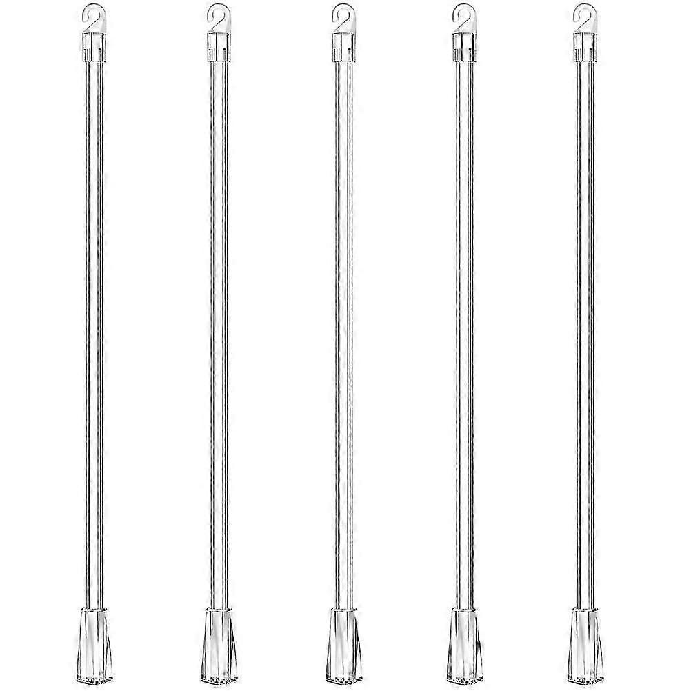 5pcs Blind Wand Vertical Blinds Replacement Parts Blind Rod with Tail Hooks