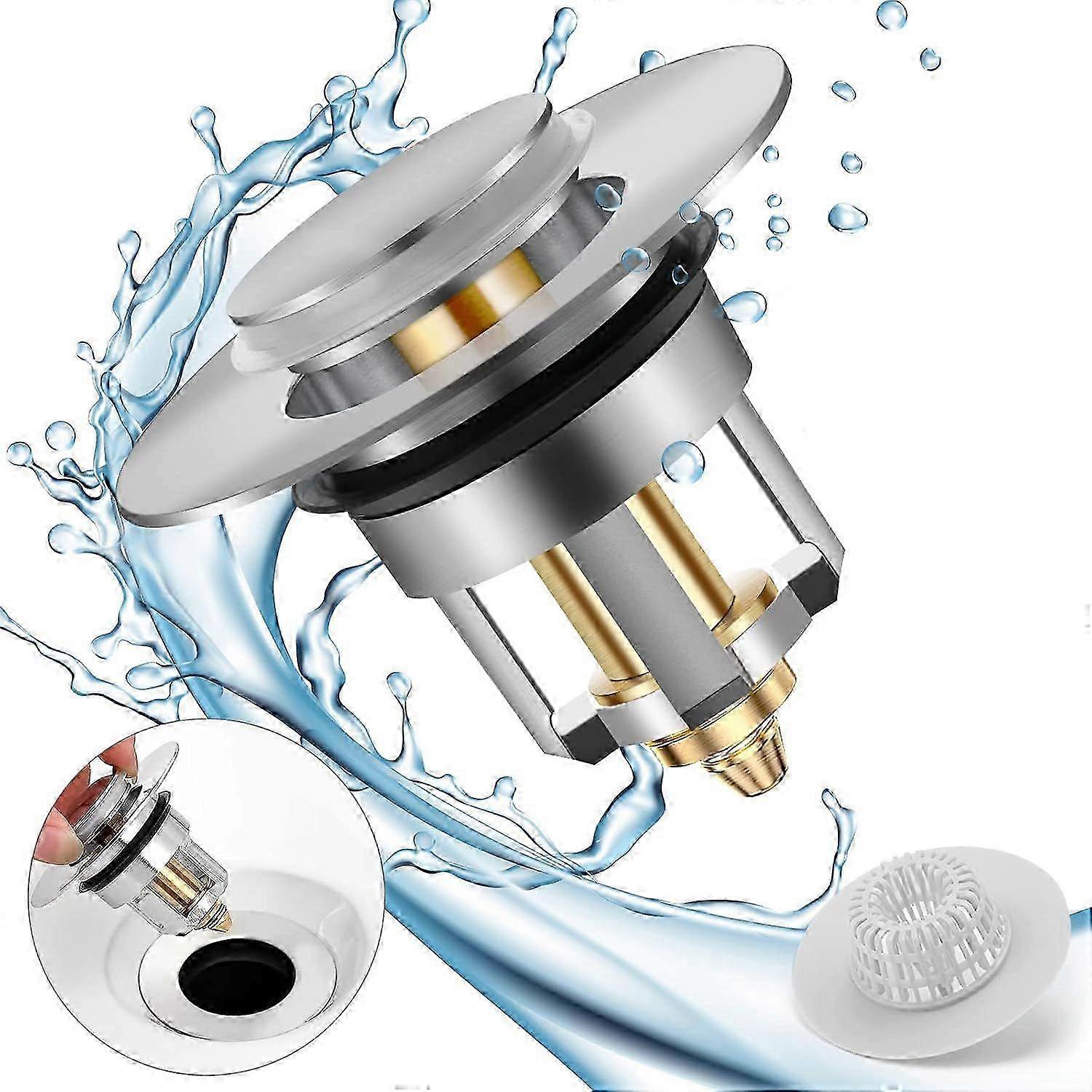 Sink plug - Universal pop-up drain plug