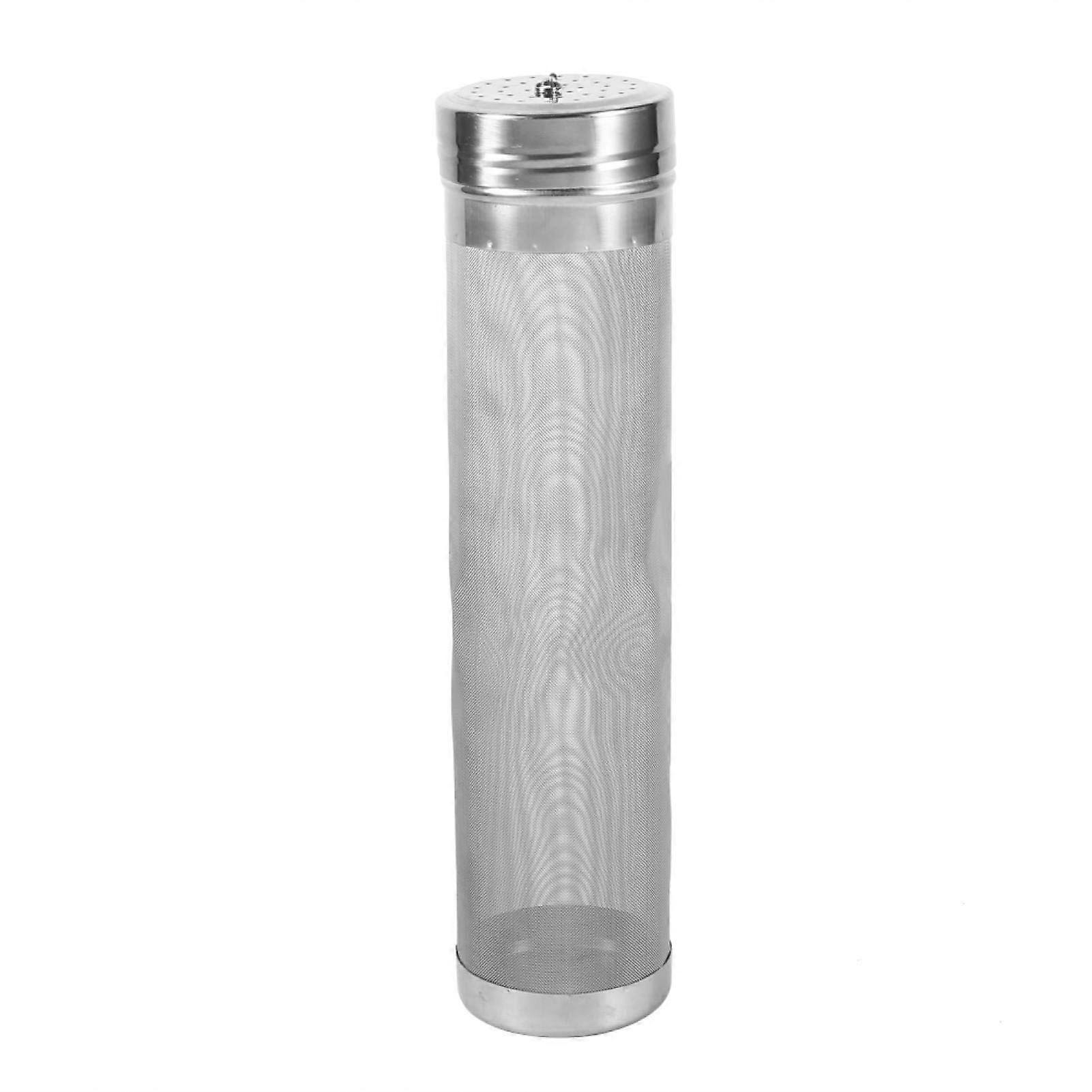Beer Dry Hopper Filter - 300 Micron Stainless Steel Strainer for Homebrew Beer and Wine, Brewing Hopper Basket