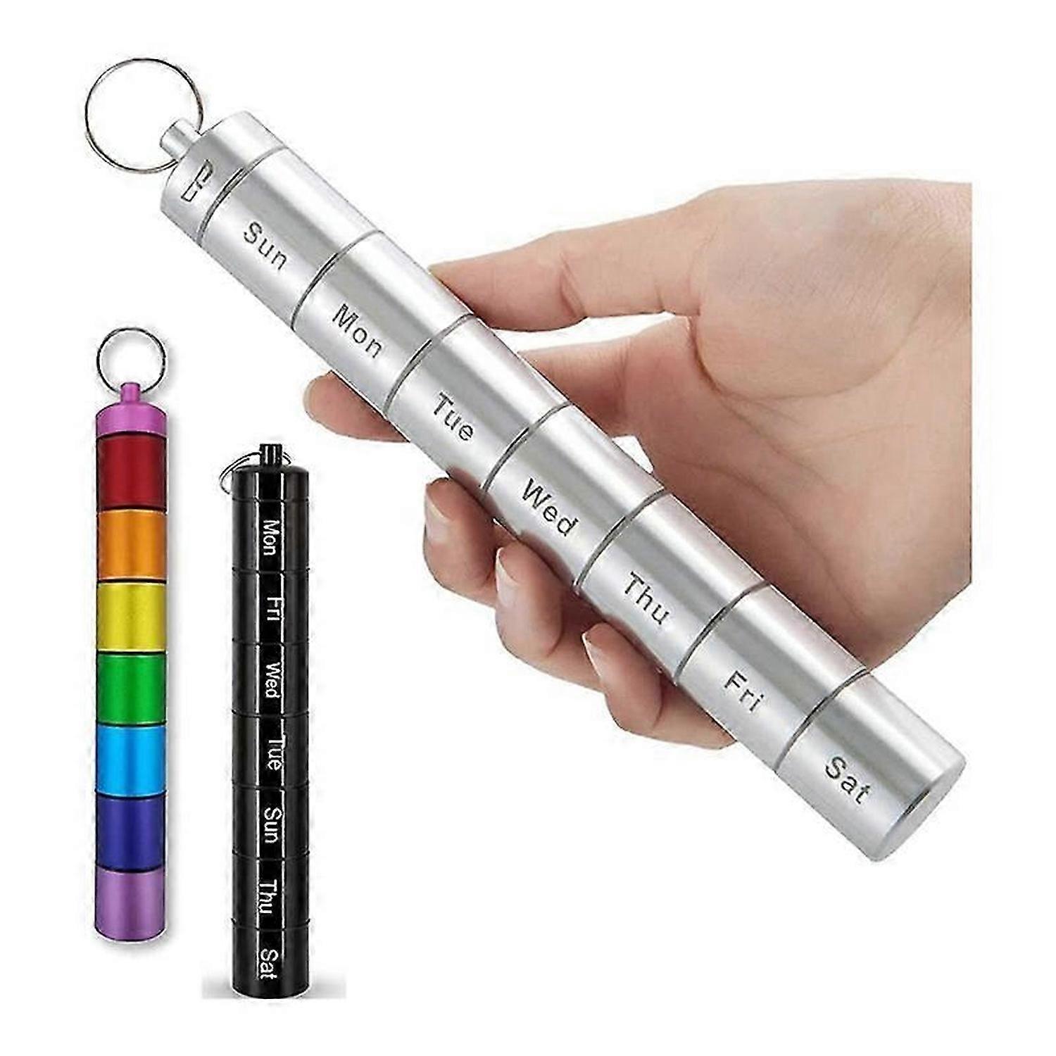 Pill Holder Waterproof 7 Day Travel Weekly Pill Container Case