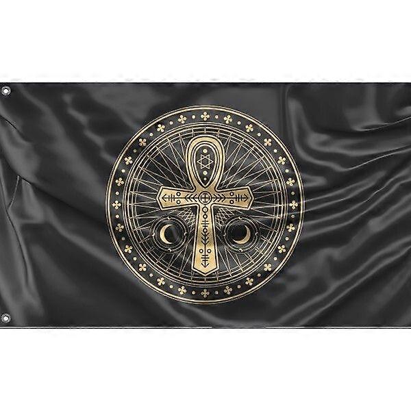 Drapeau égyptien Ankh C1546