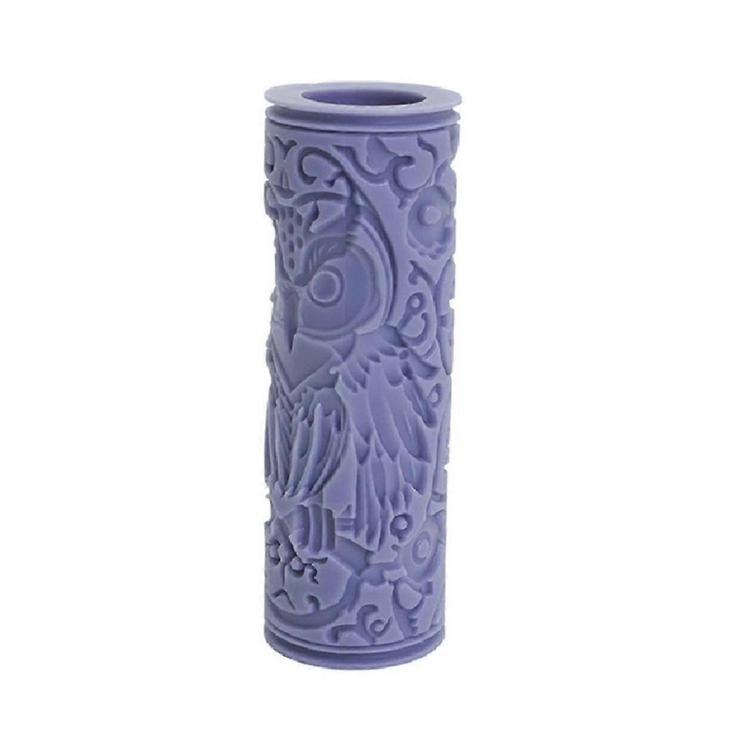 Clay Tile Roller 3D Printed Clay Texture Rollers Flower Bird Pattern