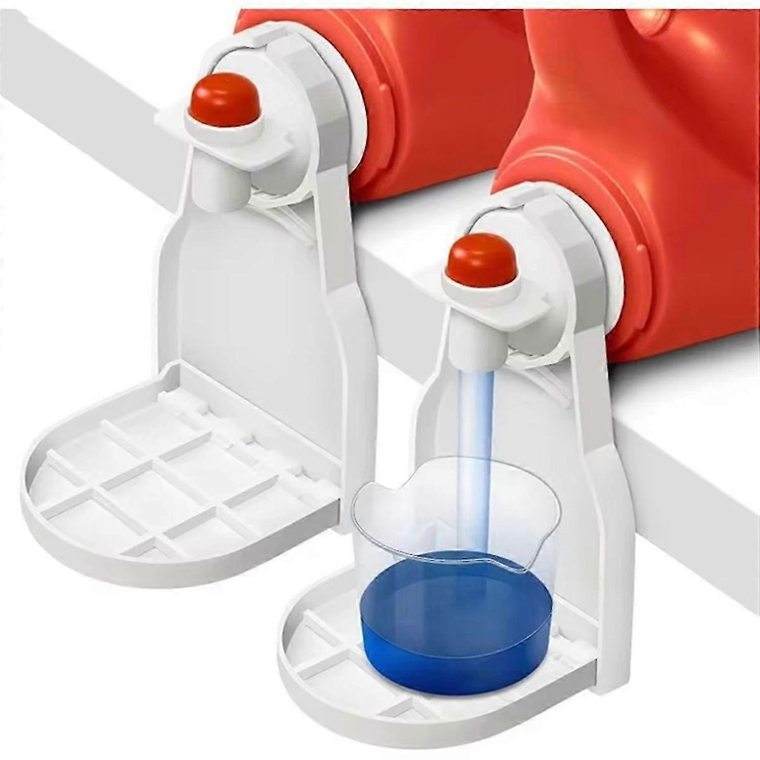 Laundry Detergent Cup Holder to Prevent Overflow and Drip,Red