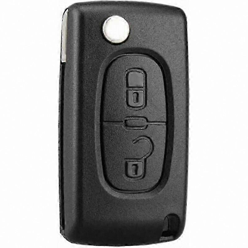 2-Button Foldable Key Shell for  and Citroen Models (CE0523 Compatible)