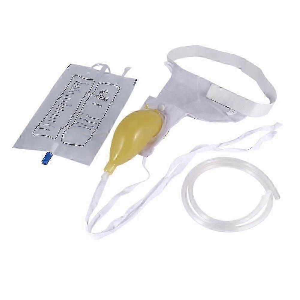 Portable Urinal for Men, External Catheter for Male Pee Catheter Urine Bag Mens Urinals Urinary Sheath Reusable Comfort