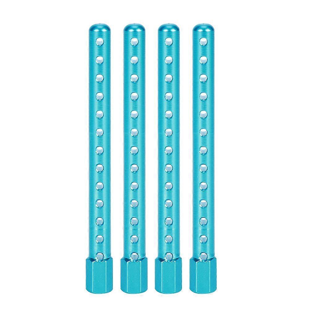 4Pcs Aluminum Alloy RC Car Shell Column Accessory Spare Parts Fit for HSP 1/10 122037Blue