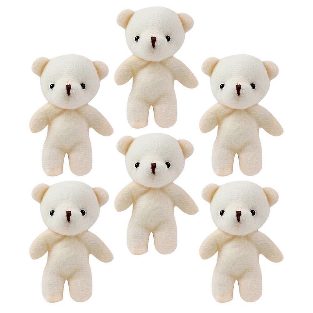 Multi-Function Bear Pendant Artificial Bear Doll Pendant for Decor 30Pcs
