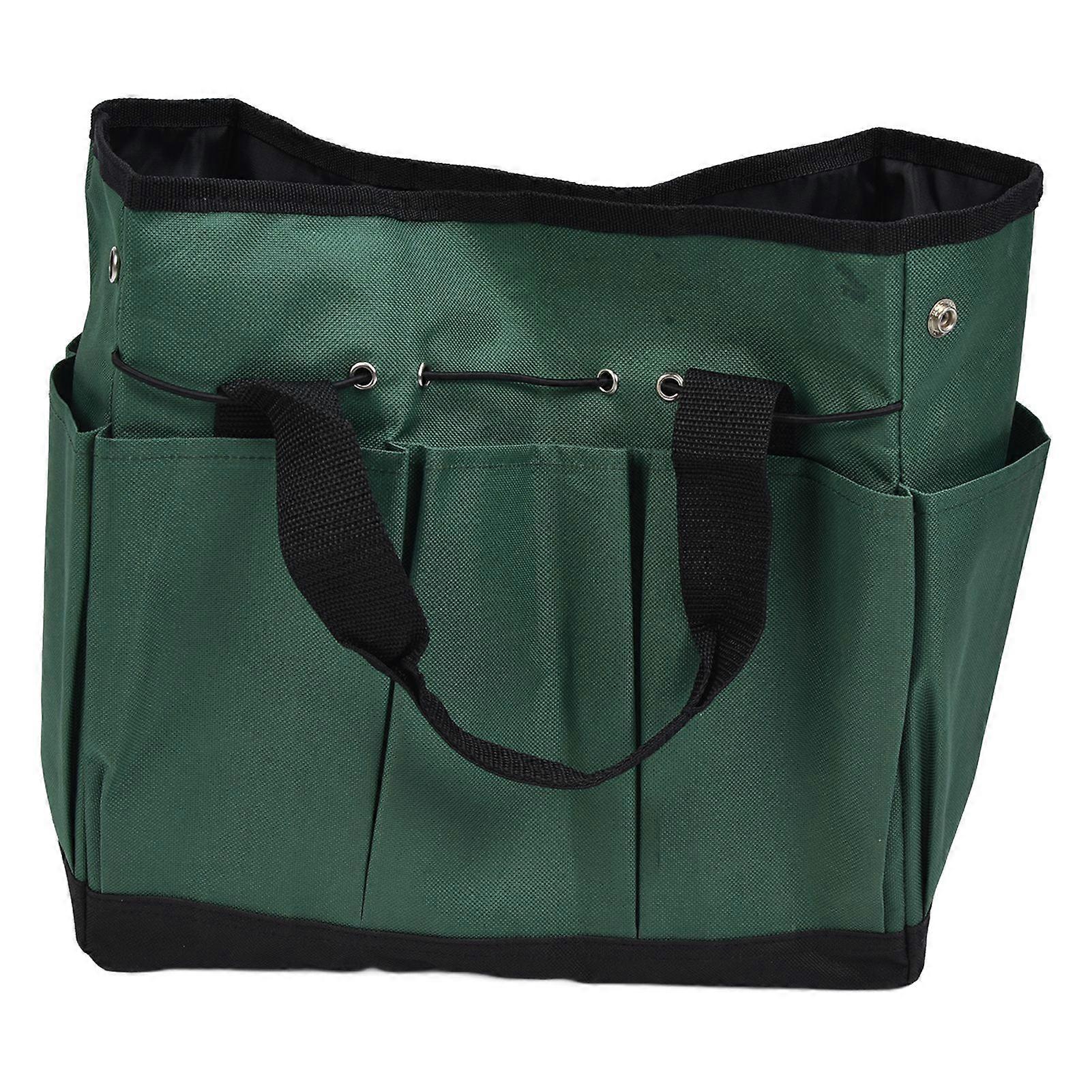 Garden Tools Tote Bag Large Capacity Storage Bag Portable Gardening Kit Multipocket Tools Pouch for Woodworker Electrician Handyman