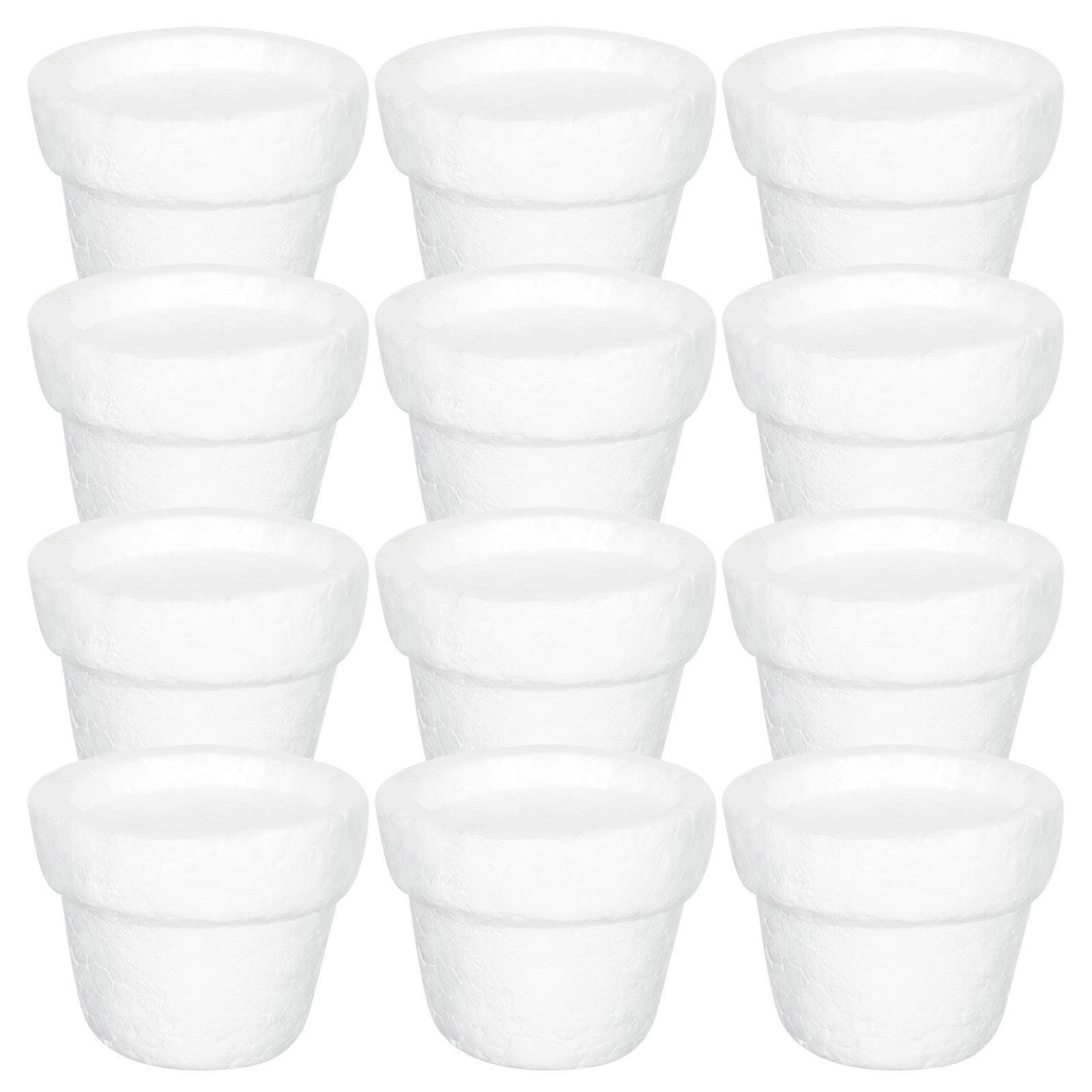 24Pcs Flower Arrangement Foam Base for Crafting White DIY Supplies