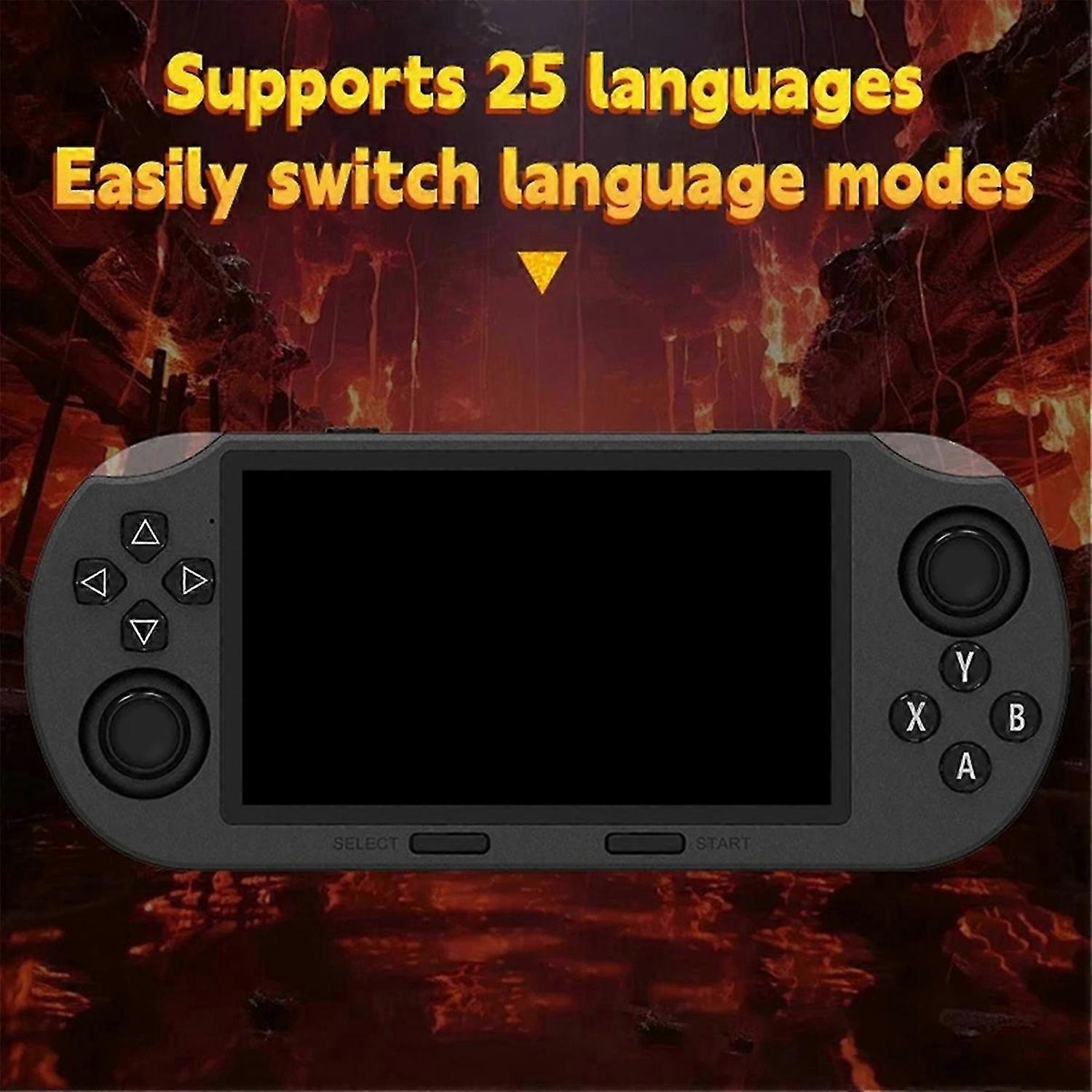 New SF3000 Retro Handheld Game Console 4.5 Inch IPS Screen Games Machine Kids Wireless Mini Portable