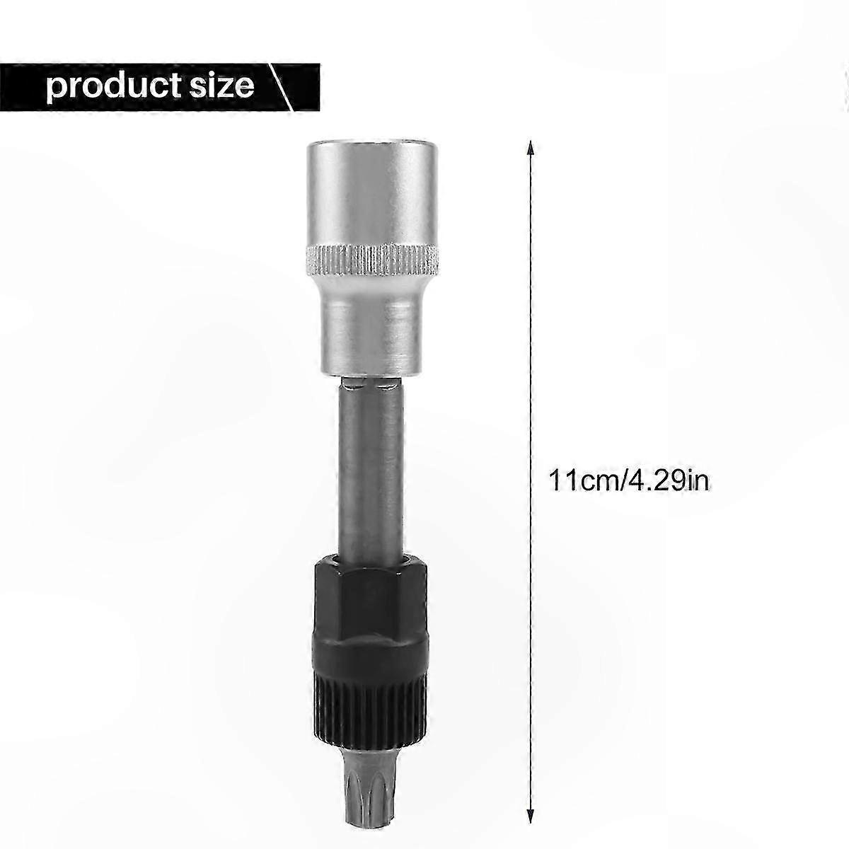 33-Tooth Alternator Pulley Socket for Center Bolt Removal Tool