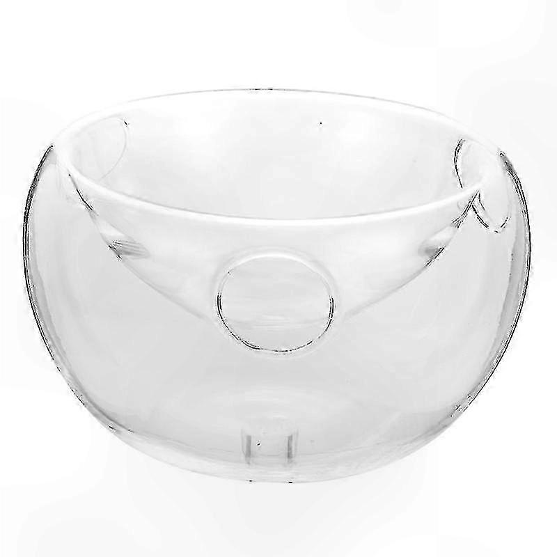 Restaurant-Grade Clear Double Salad Bowl Made from Dry Ice Tableware Material