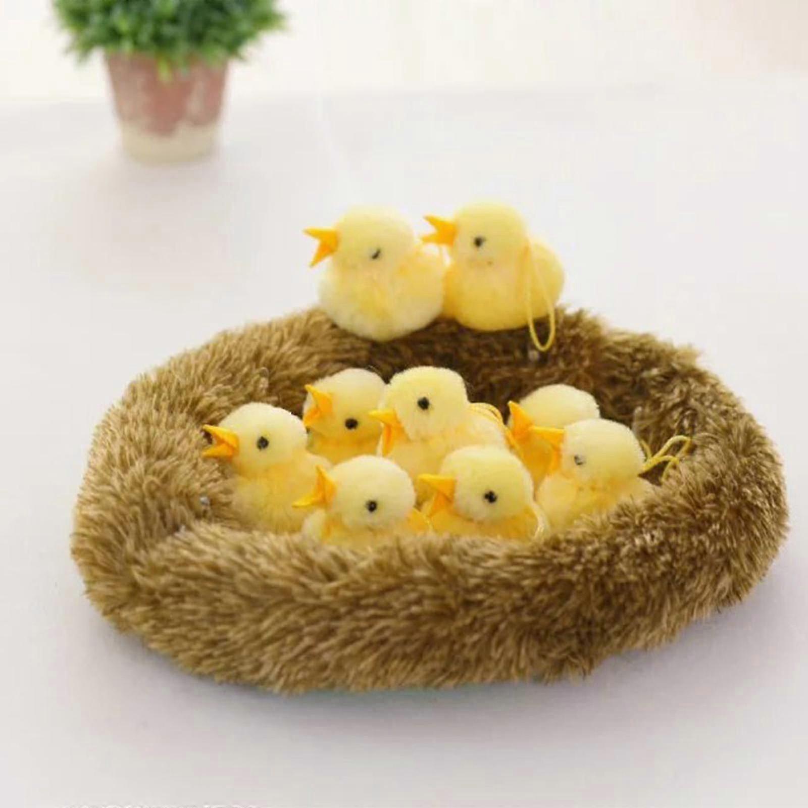 13.8インチのぬいぐるみの卵の産卵の鶏、鶏小屋およびクリスマス