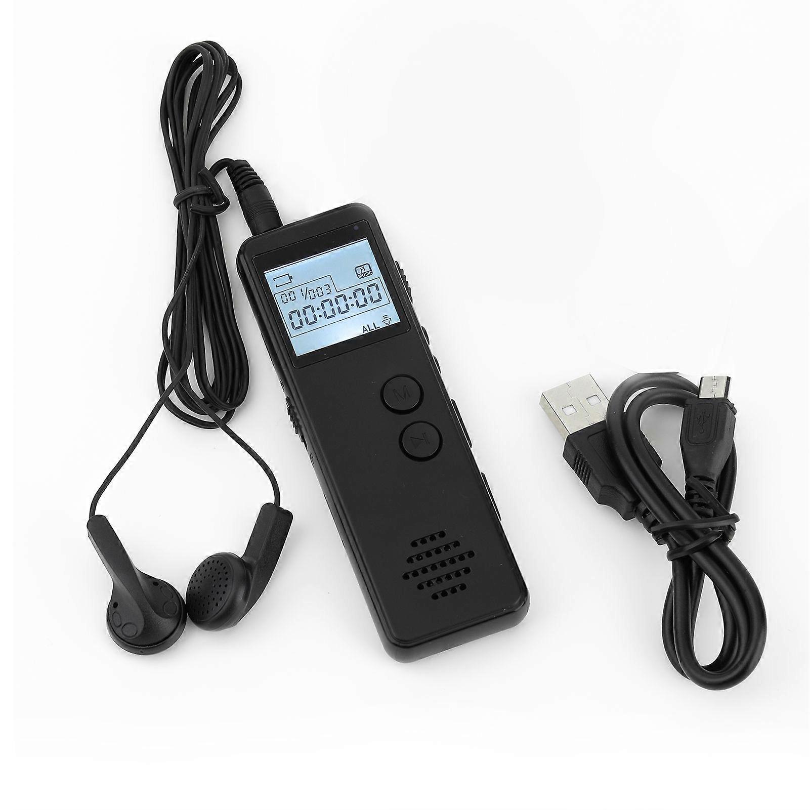 32GB Digital Voice Recorder Voice Activated Recorder Noise Reduction MP3 Player HD Recording 10h Continuous Recording for Meeting Lecture Interview Cl