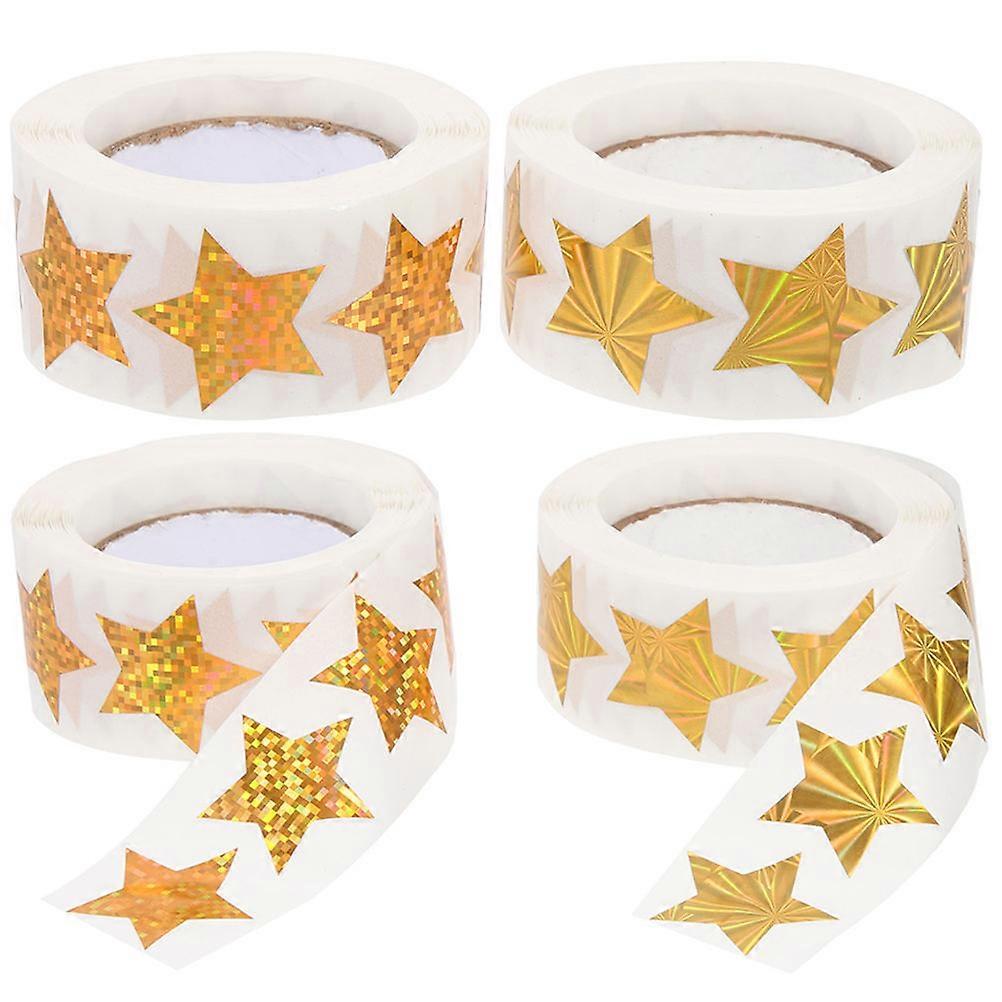 Star Stickers Self Adhesive Sealing Label Stickers for DIY 8 Rolls