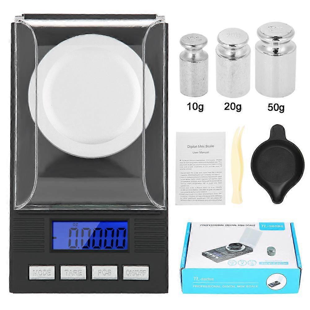 FAGINEY Mini Portable High Precision 0.001g Pocket Jewelry Scale with LED Digital Display, Gem Scale, Diamond Scale