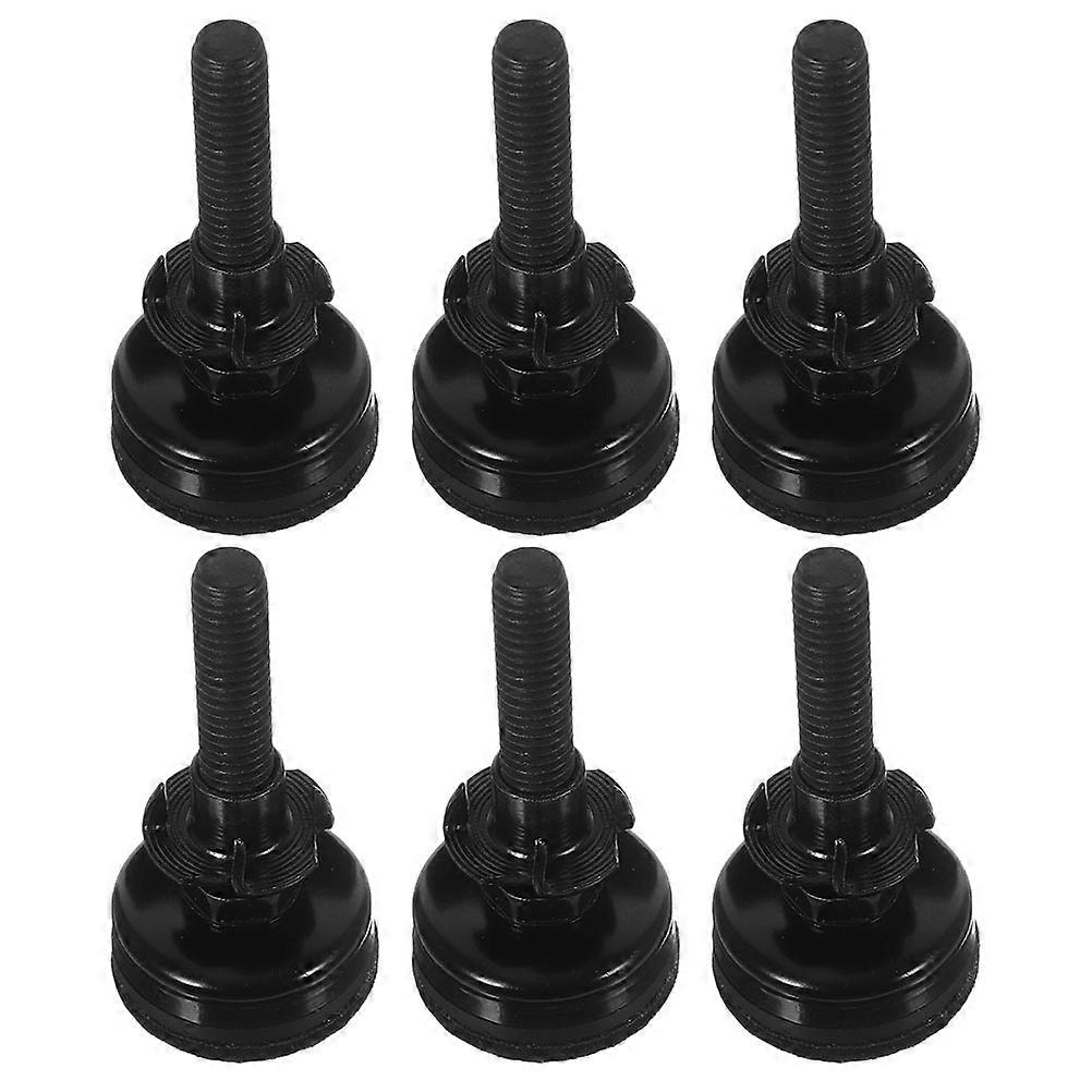 Furniture Leveler 12 Pcs Screw On Black For Table Chair Bed Frame Height Adjustment Stability