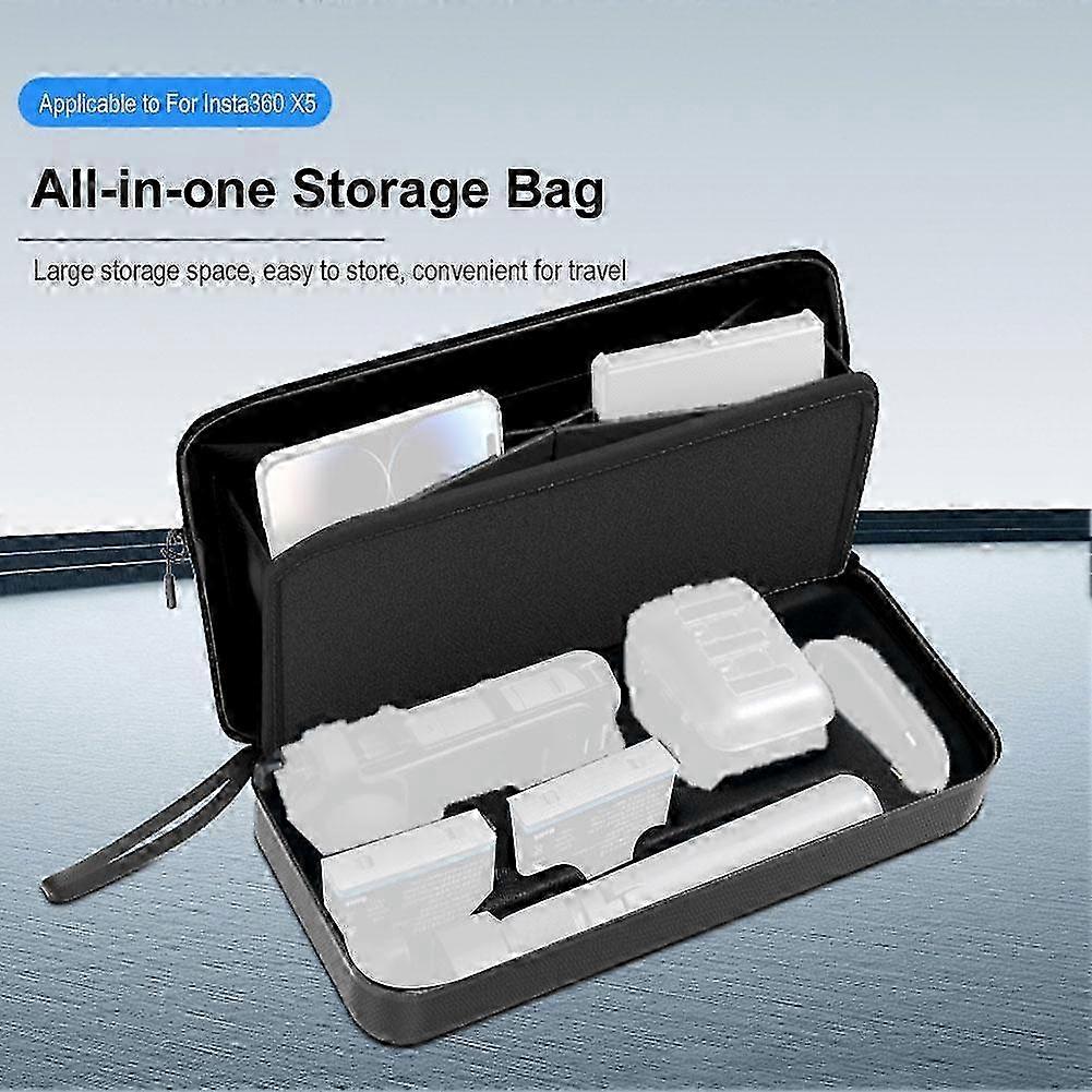 Camera Protective Bag Shoulder Pouch Zipper Case For Insta360 X5 2025
