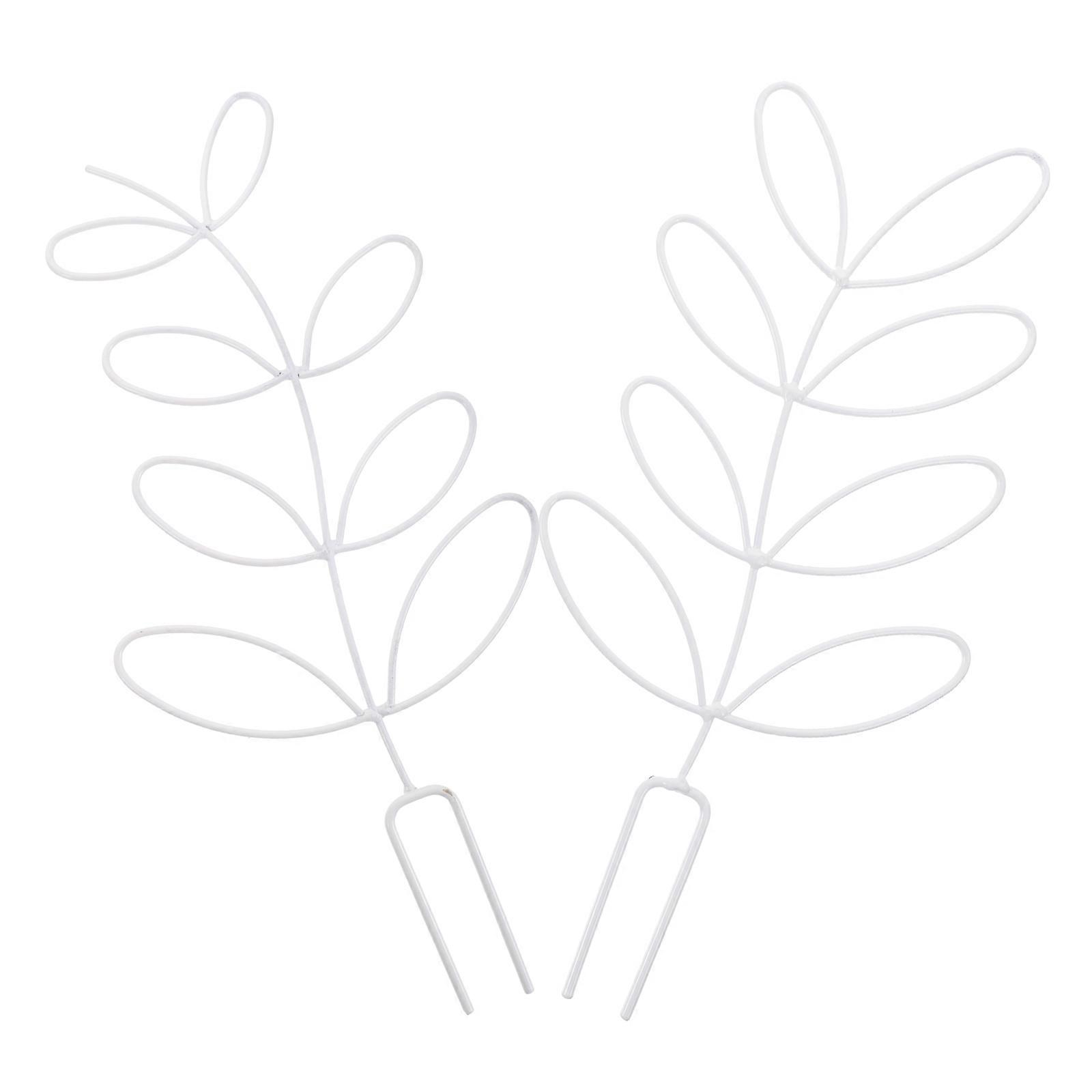 Vegetable Trellis Stand Protecting Against Strong Winds Irregular Shapes For Small Climbing Plants 2Pcs