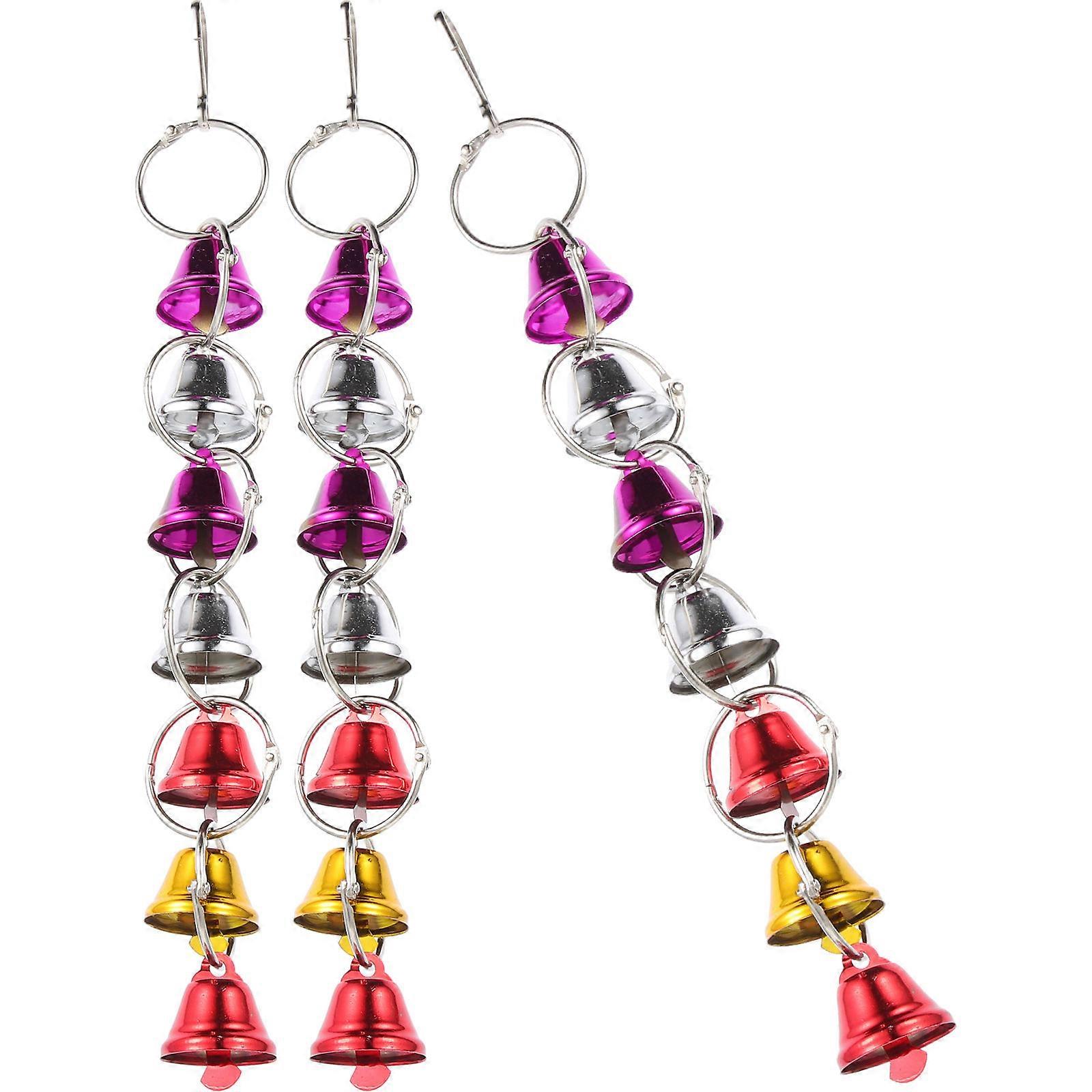 Bell String Bird Toy for Parakeets and Parrots 12Pcs
